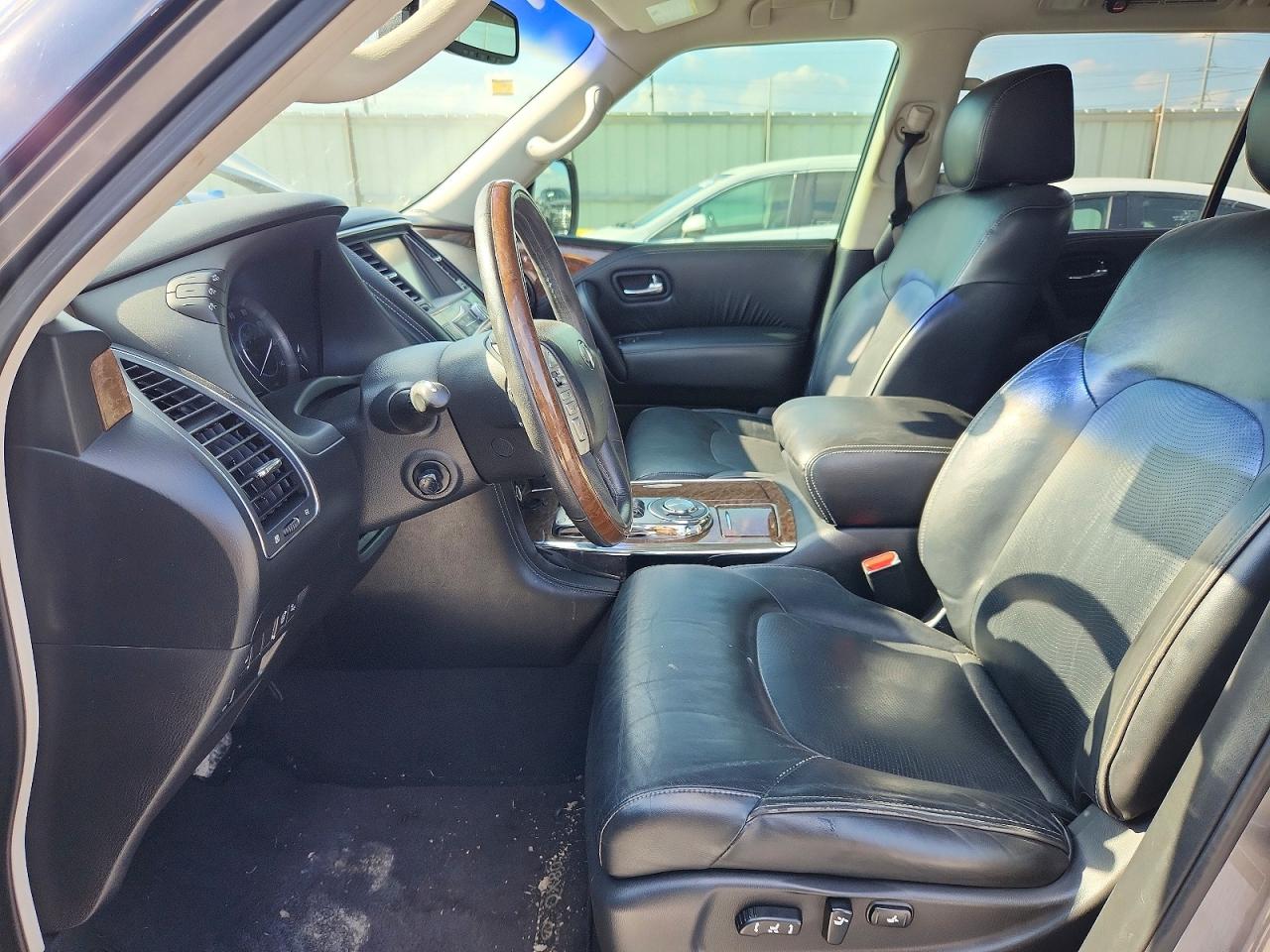 2015 Infiniti Qx80 Base Gray vin: JN8AZ2NF3F9571929