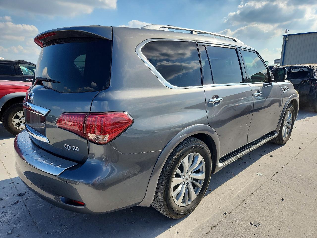 2015 Infiniti Qx80 Base Gray vin: JN8AZ2NF3F9571929