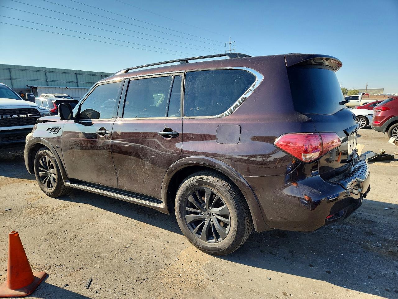 2015 Infiniti Qx80 Base Purple vin: JN8AZ2NF3F9572739