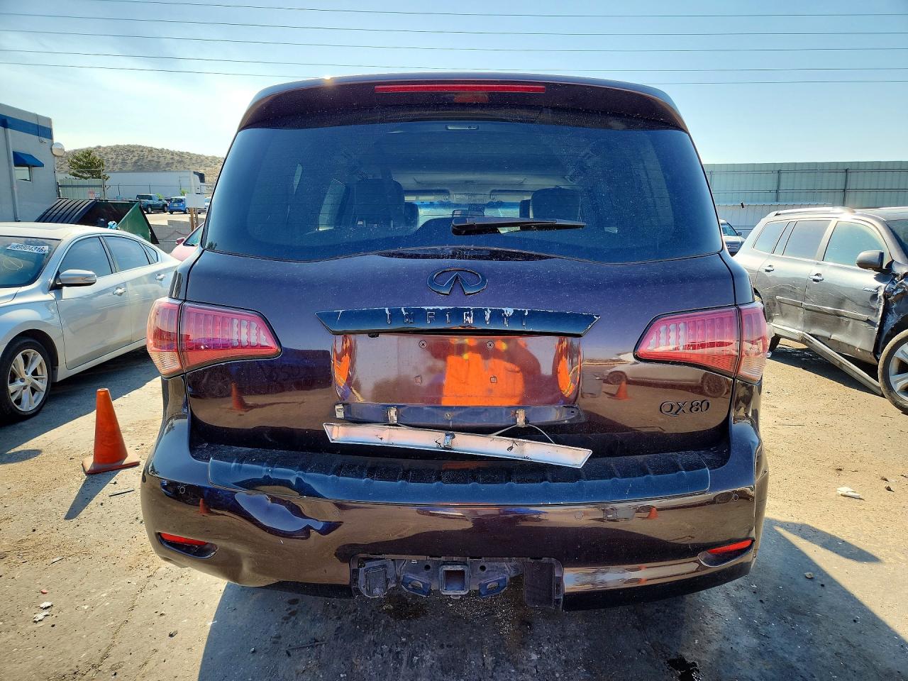 2015 Infiniti Qx80 Base Purple vin: JN8AZ2NF3F9572739