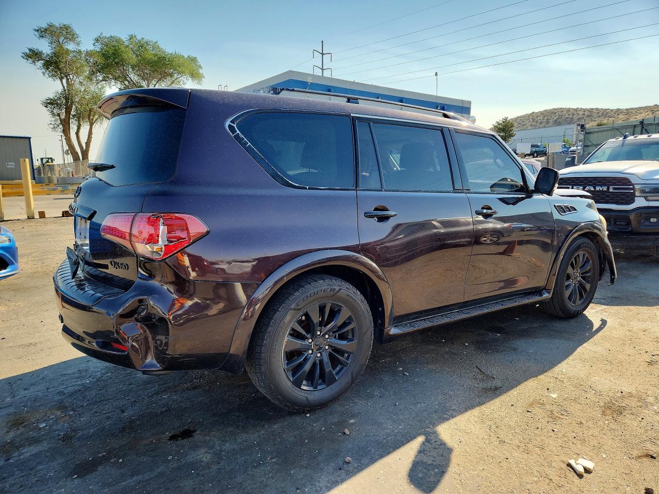 2015 Infiniti Qx80 Base Purple vin: JN8AZ2NF3F9572739