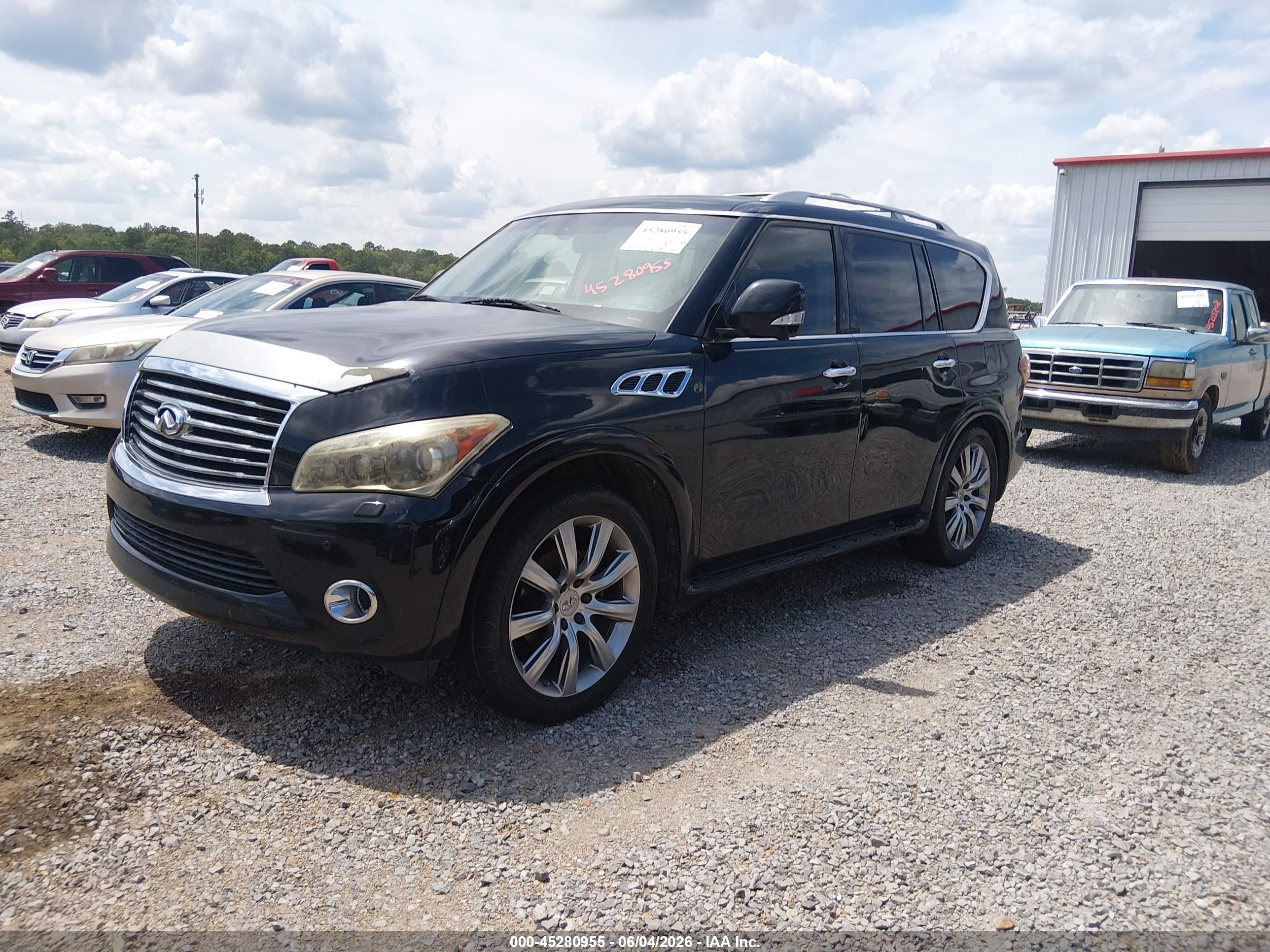 2012 Infiniti Qx56   Black vin: JN8AZ2NF4C9515719