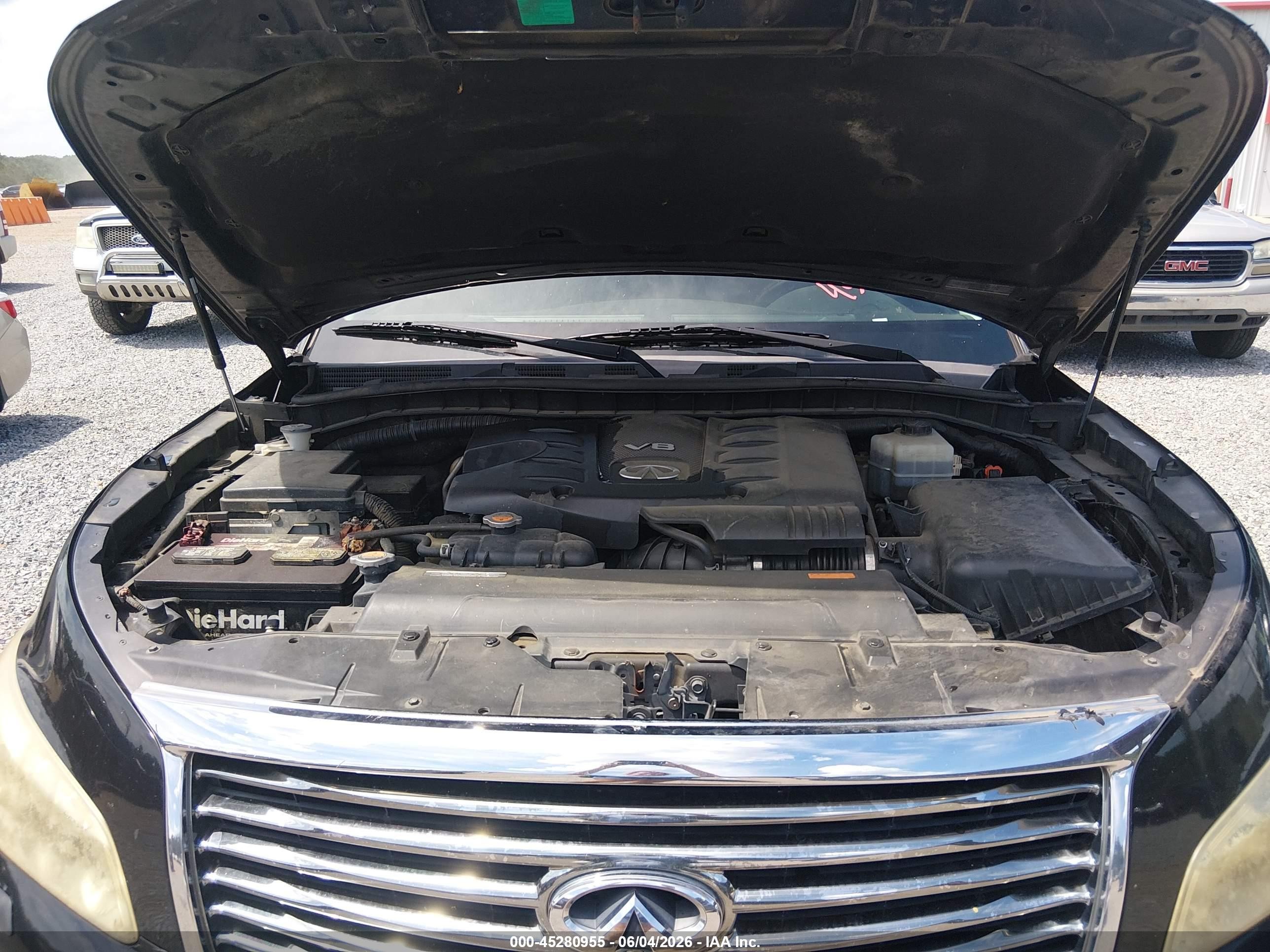 2012 Infiniti Qx56   Black vin: JN8AZ2NF4C9515719
