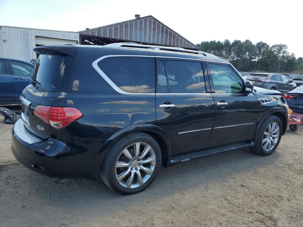 2012 Infiniti Qx56 Black vin: JN8AZ2NF4C9515963