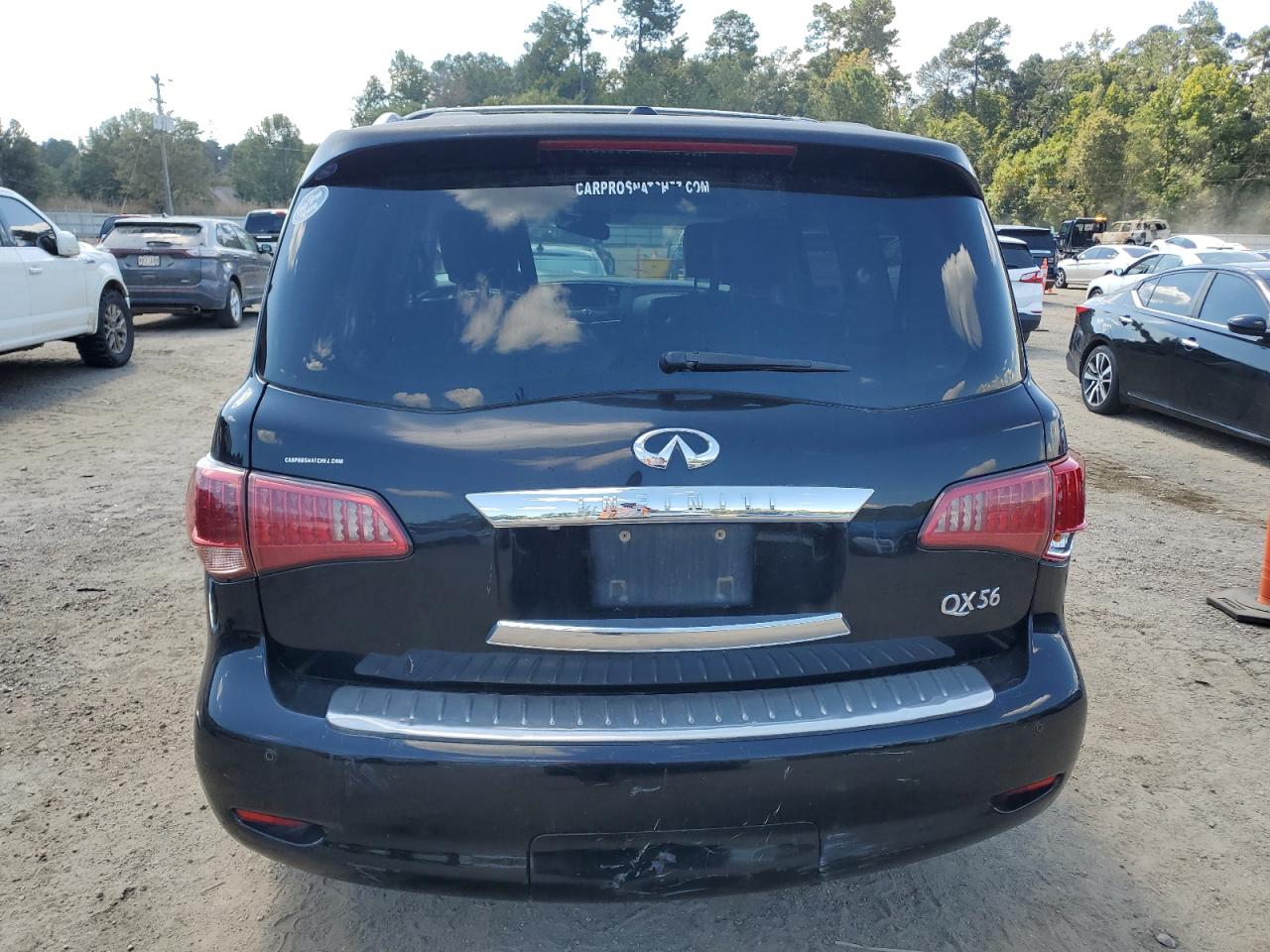 2012 Infiniti Qx56 Black vin: JN8AZ2NF4C9515963
