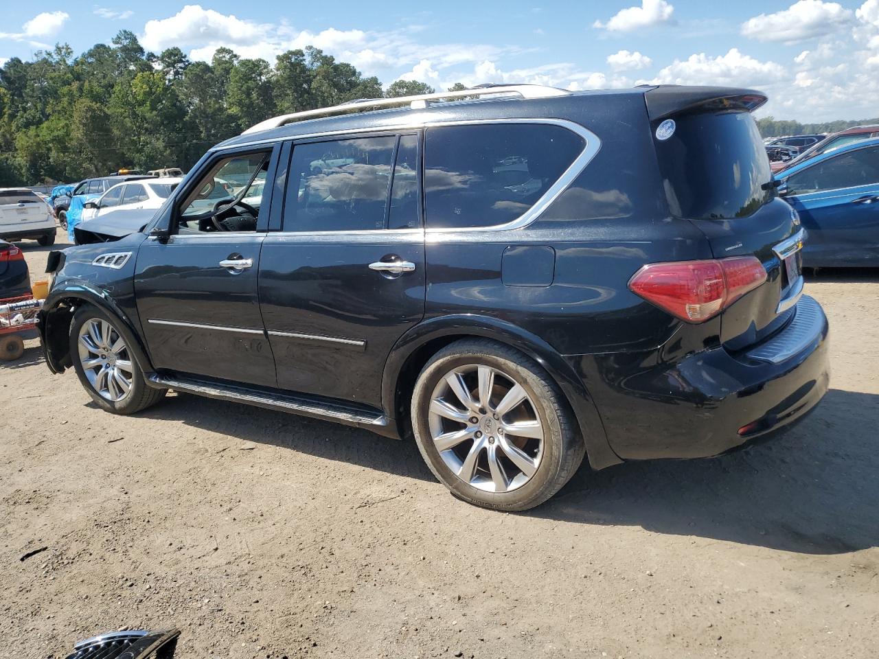 2012 Infiniti Qx56 Black vin: JN8AZ2NF4C9515963