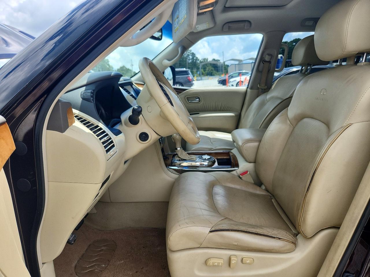2014 Infiniti Qx80 Base Maroon vin: JN8AZ2NF4E9554121