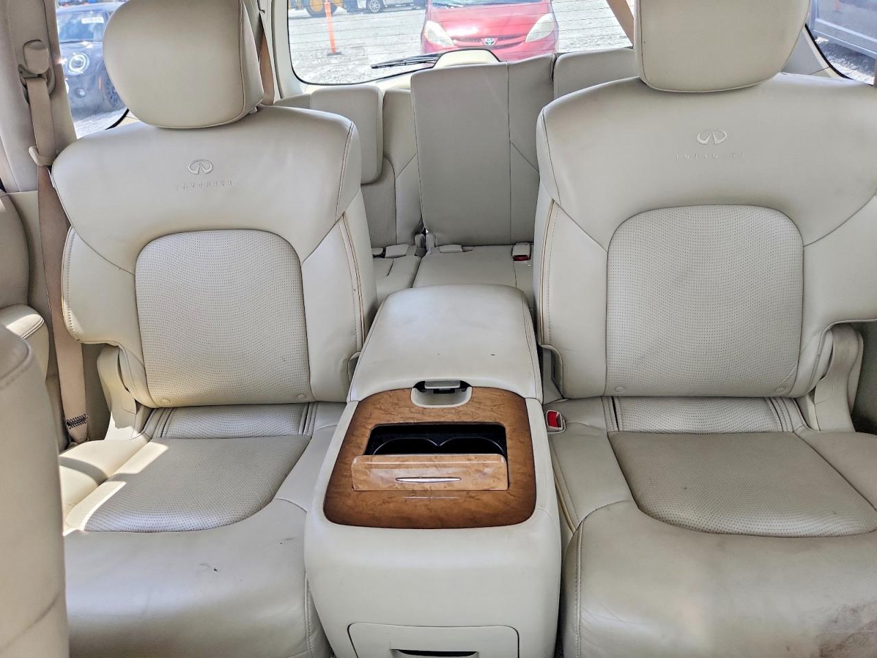 2014 Infiniti Qx80 Base Maroon vin: JN8AZ2NF4E9554121