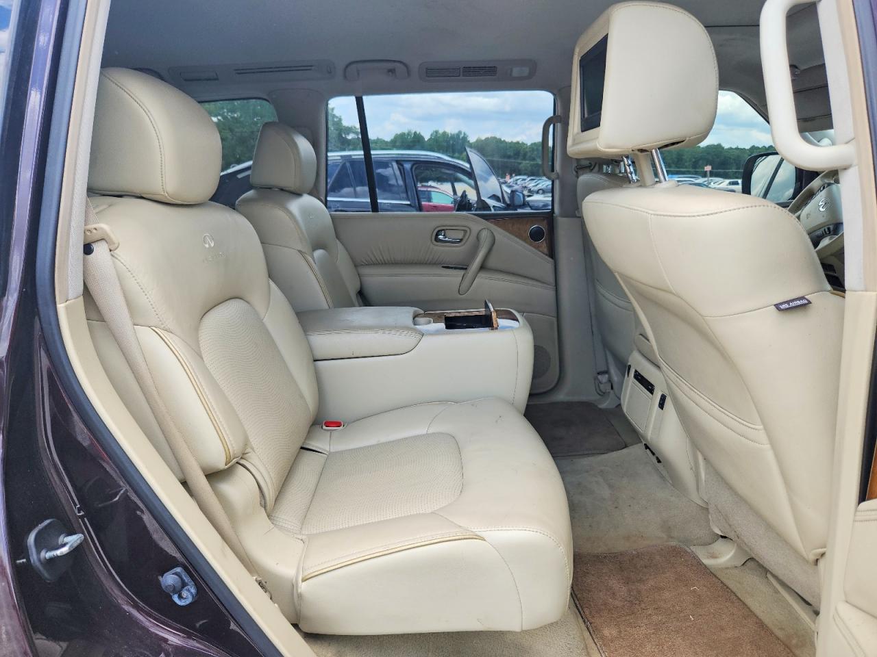 2014 Infiniti Qx80 Base Maroon vin: JN8AZ2NF4E9554121