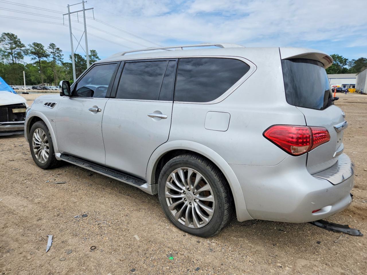 2015 Infiniti Qx80 Base Серебряный vin: JN8AZ2NF4F9571289