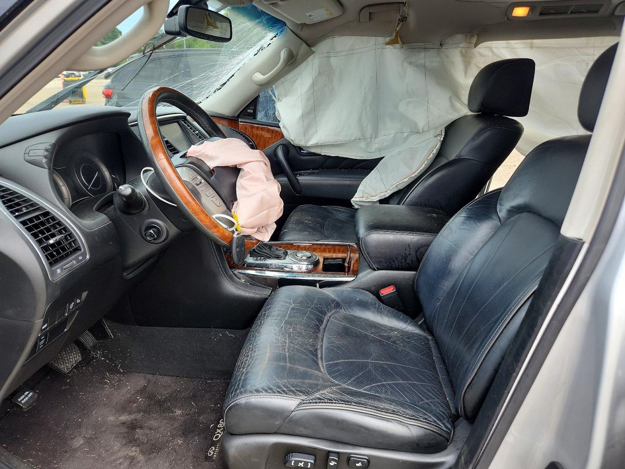 2015 Infiniti Qx80 Base Серебряный vin: JN8AZ2NF4F9571289
