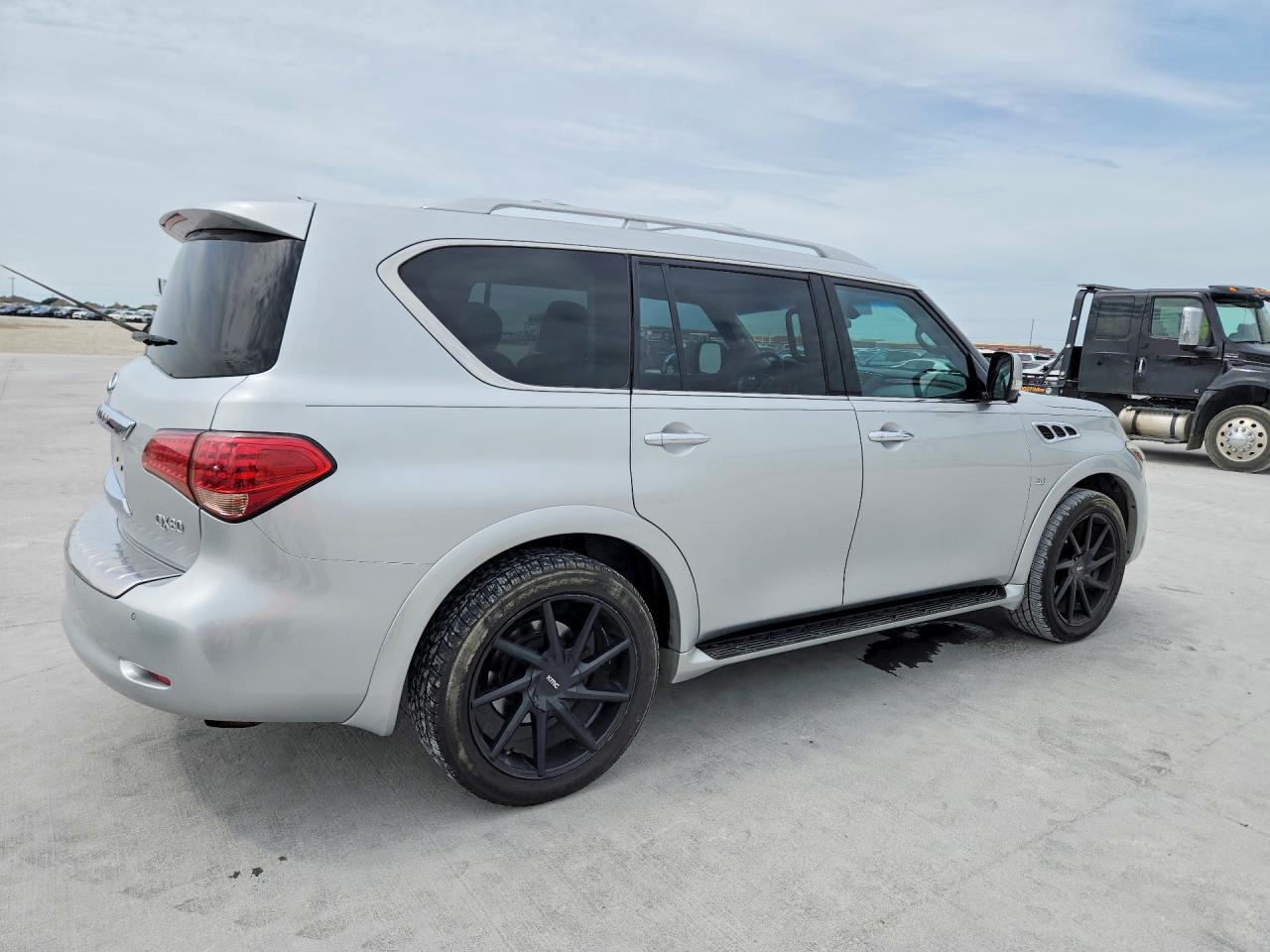2015 Infiniti Qx80 Base Silver vin: JN8AZ2NF4F9573348