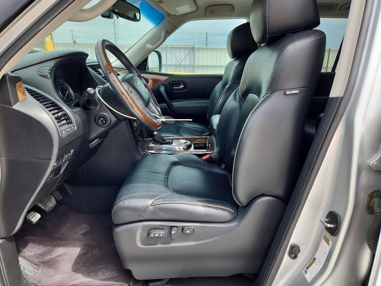 2015 Infiniti Qx80 Base Silver vin: JN8AZ2NF4F9573348