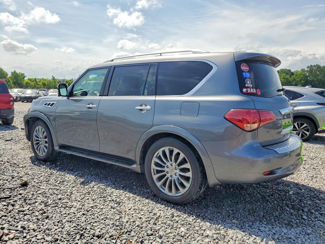 2015 Infiniti Qx80 Base Серый vin: JN8AZ2NF4F9573804