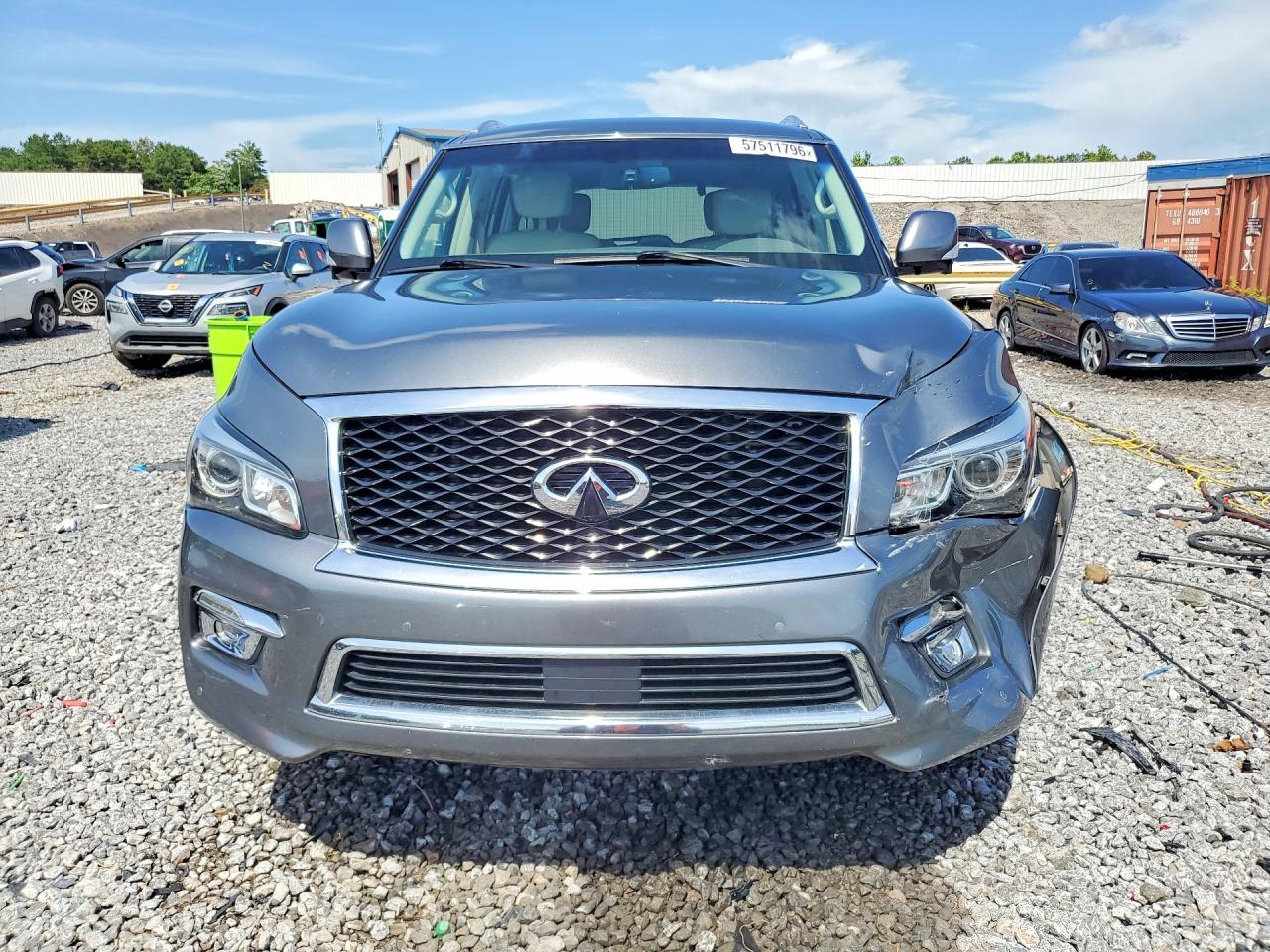 2015 Infiniti Qx80 Base Серый vin: JN8AZ2NF4F9573804
