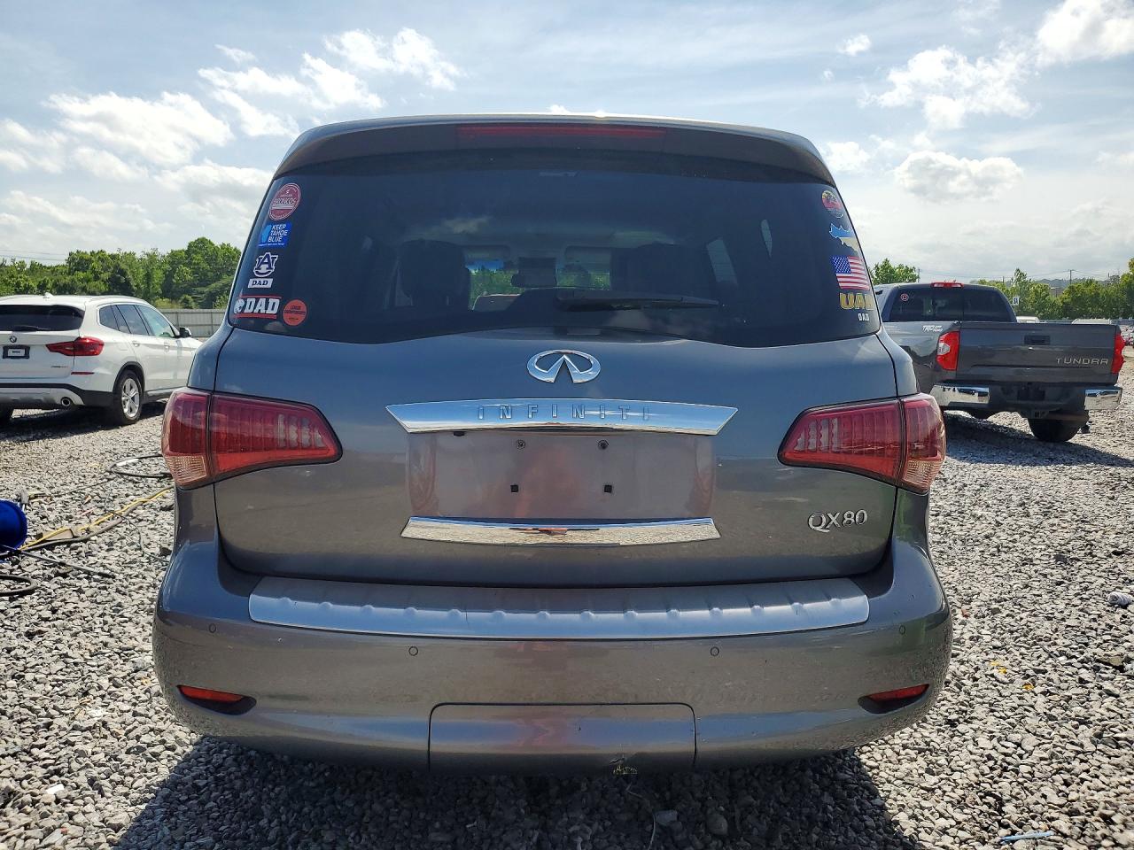 2015 Infiniti Qx80 Base Серый vin: JN8AZ2NF4F9573804