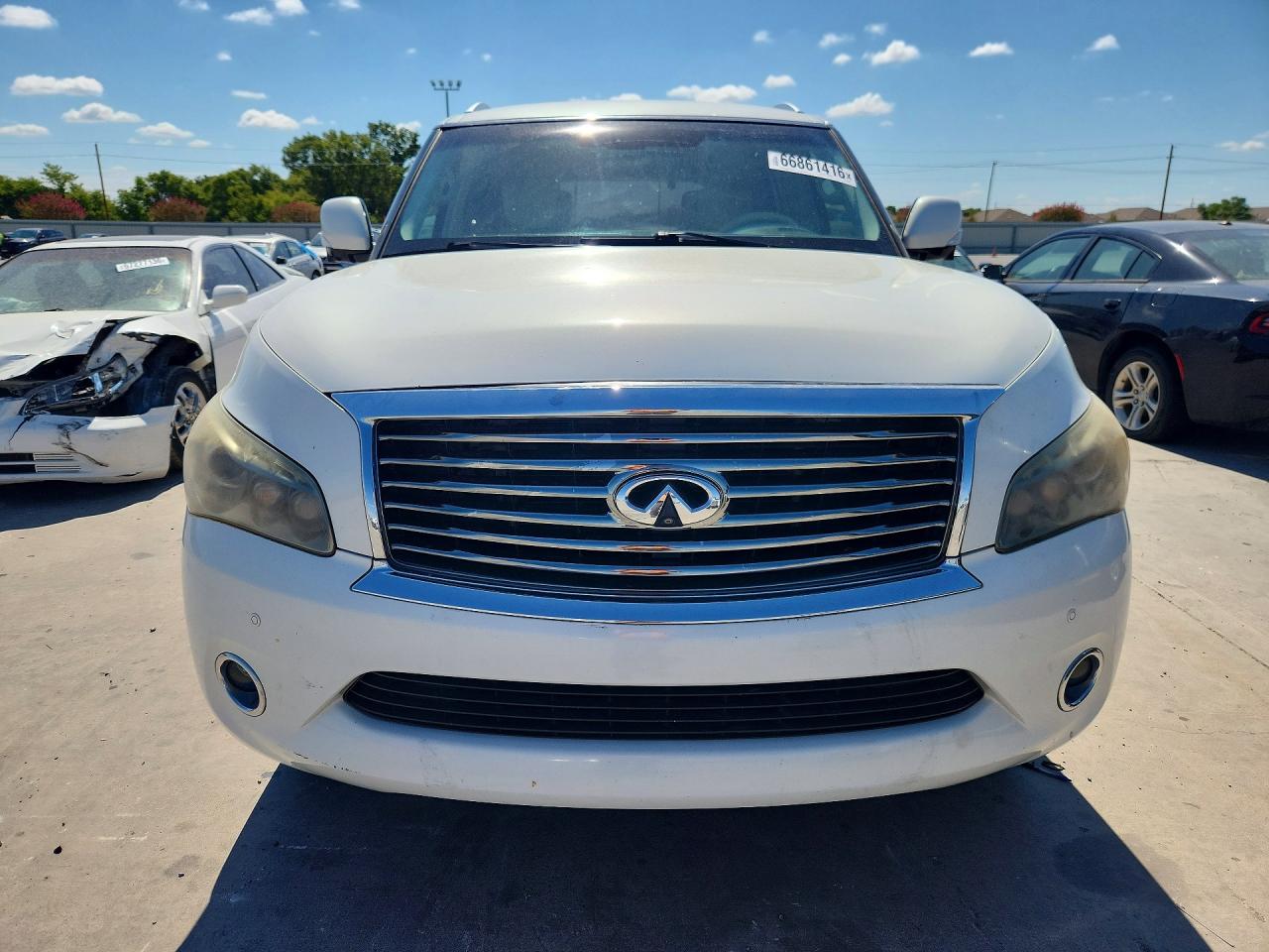 2011 Infiniti Qx56 Base White vin: JN8AZ2NF5B9502041