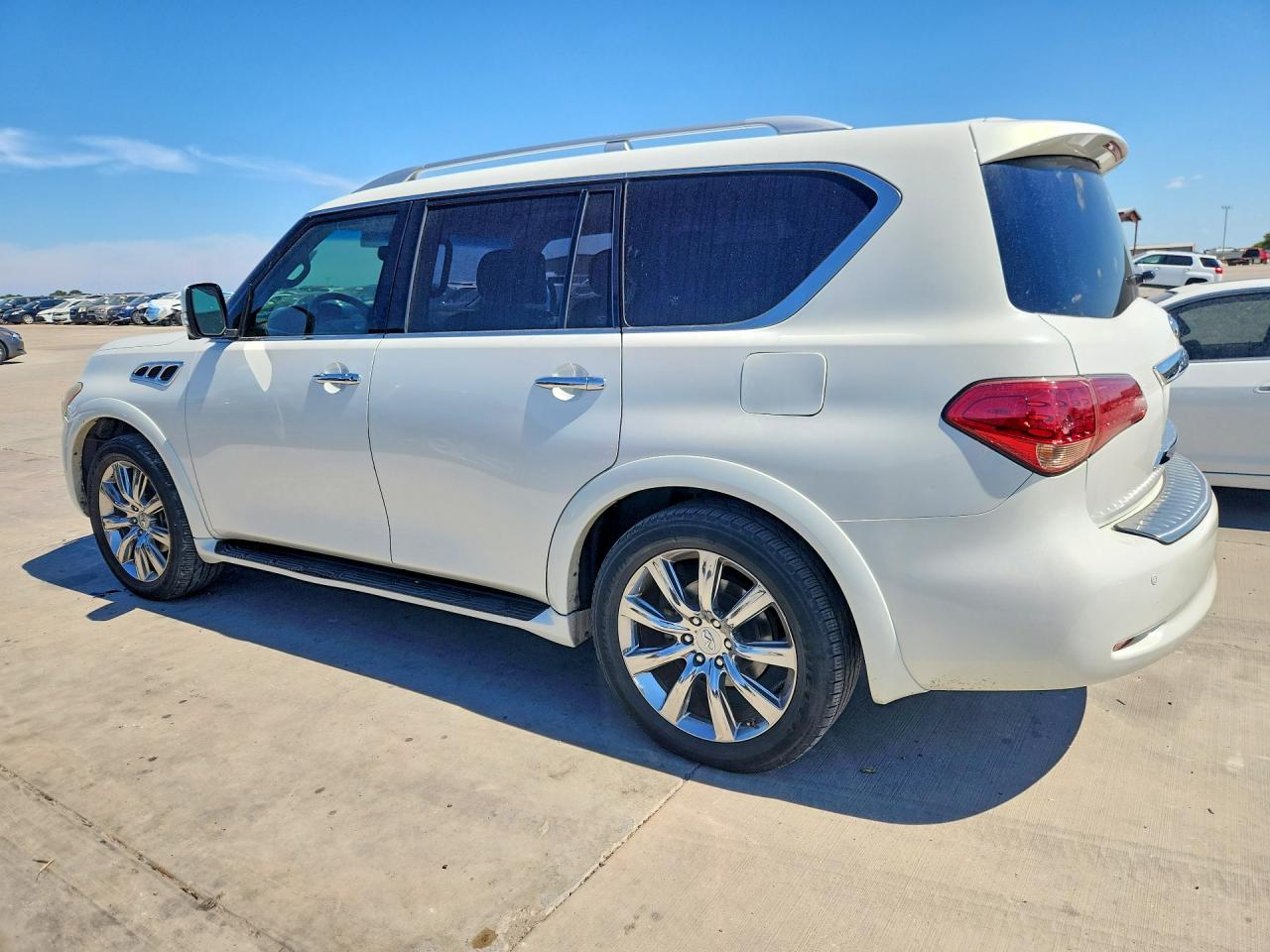 2011 Infiniti Qx56 Base White vin: JN8AZ2NF5B9502041