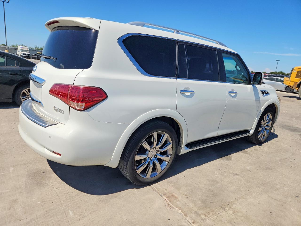 2011 Infiniti Qx56 Base White vin: JN8AZ2NF5B9502041