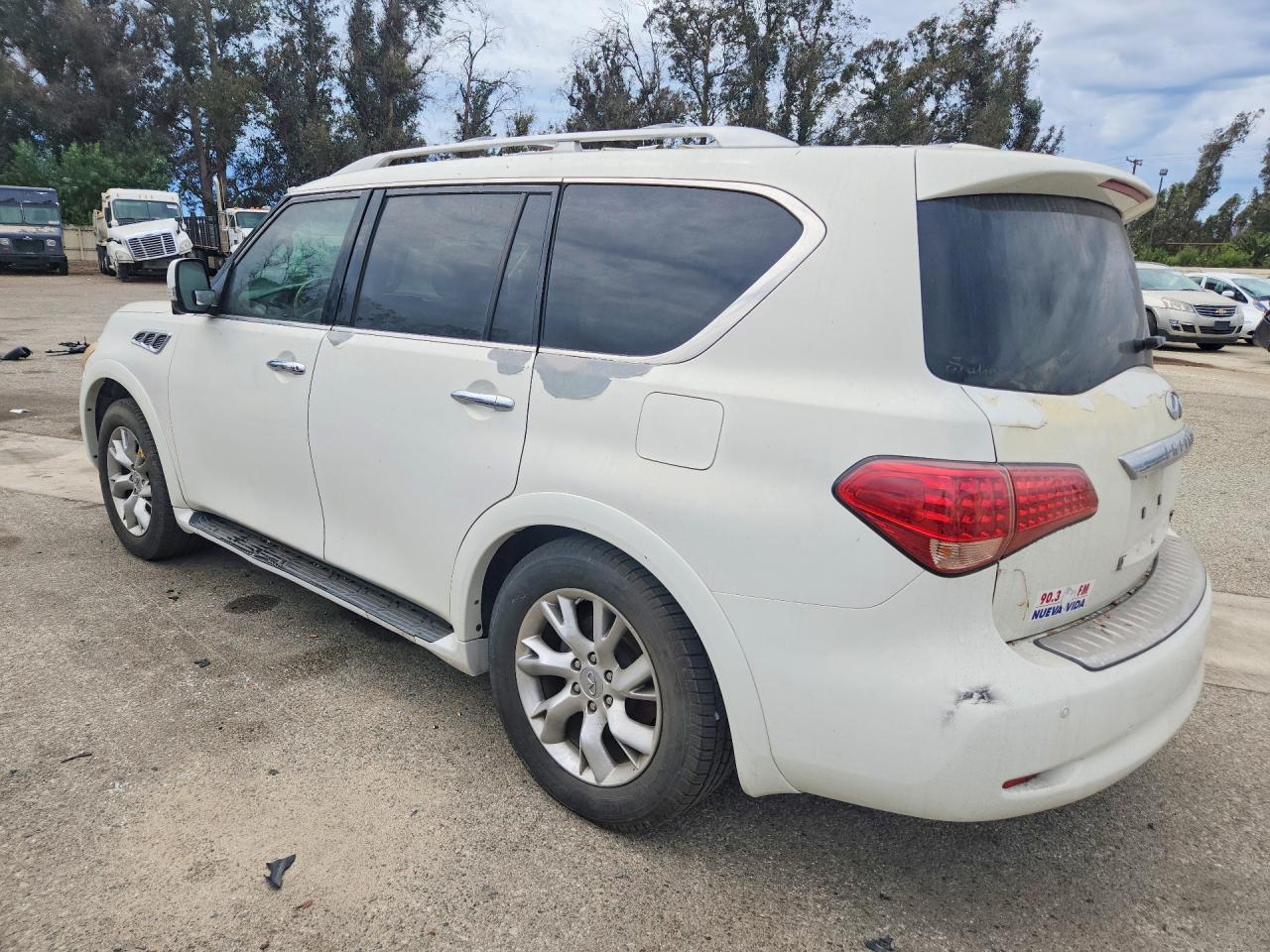 2011 Infiniti Qx56 Base White vin: JN8AZ2NF5B9503951