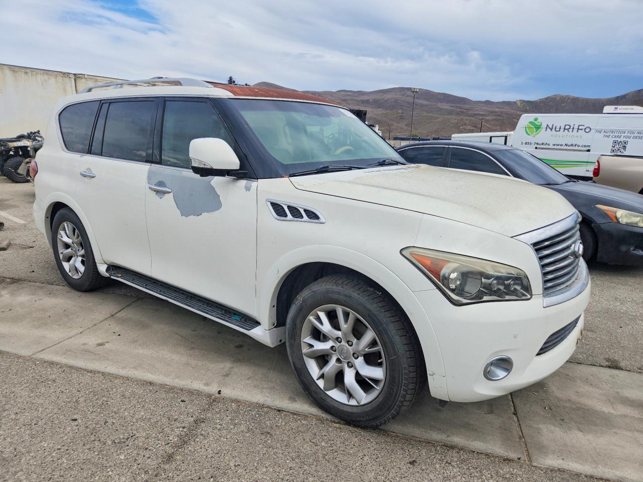 2011 Infiniti Qx56 Base White vin: JN8AZ2NF5B9503951