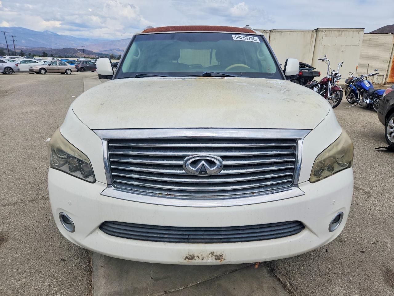 2011 Infiniti Qx56 Base White vin: JN8AZ2NF5B9503951