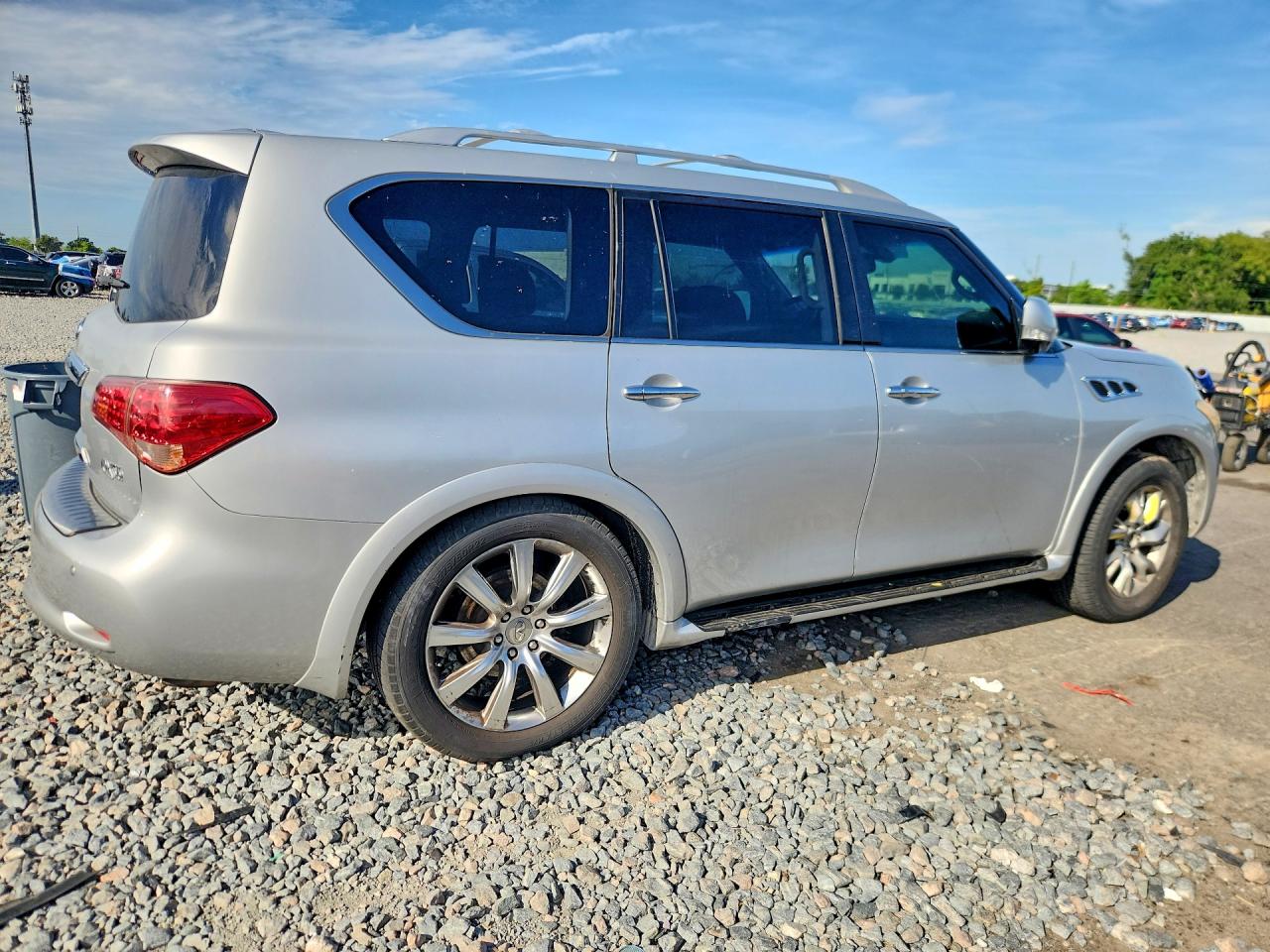 2012 Infiniti Qx56 Base Silver vin: JN8AZ2NF5C9516605