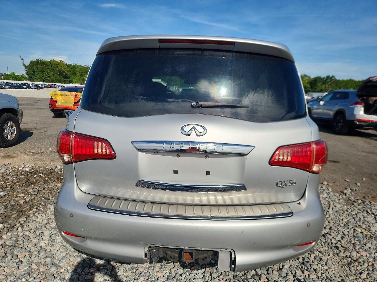 2012 Infiniti Qx56 Base Silver vin: JN8AZ2NF5C9516605