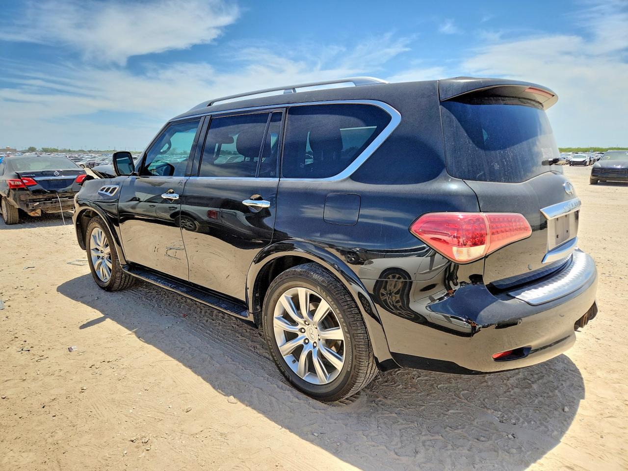 2012 Infiniti Qx56 Base Черный vin: JN8AZ2NF5C9518824