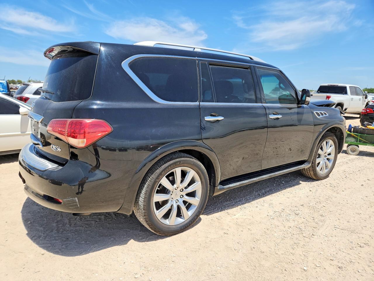2012 Infiniti Qx56 Base Черный vin: JN8AZ2NF5C9518824
