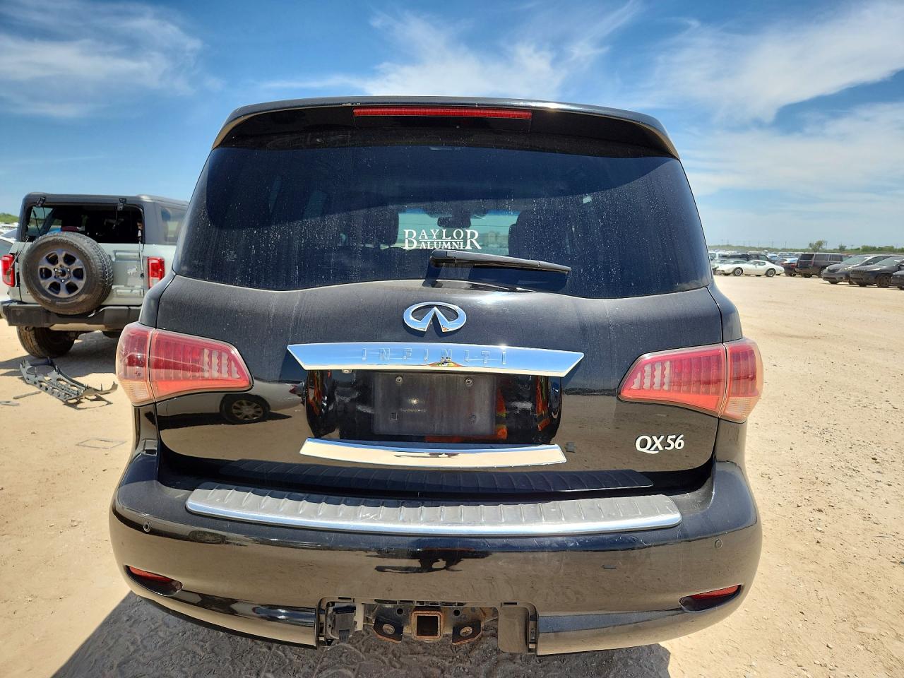 2012 Infiniti Qx56 Base Черный vin: JN8AZ2NF5C9518824