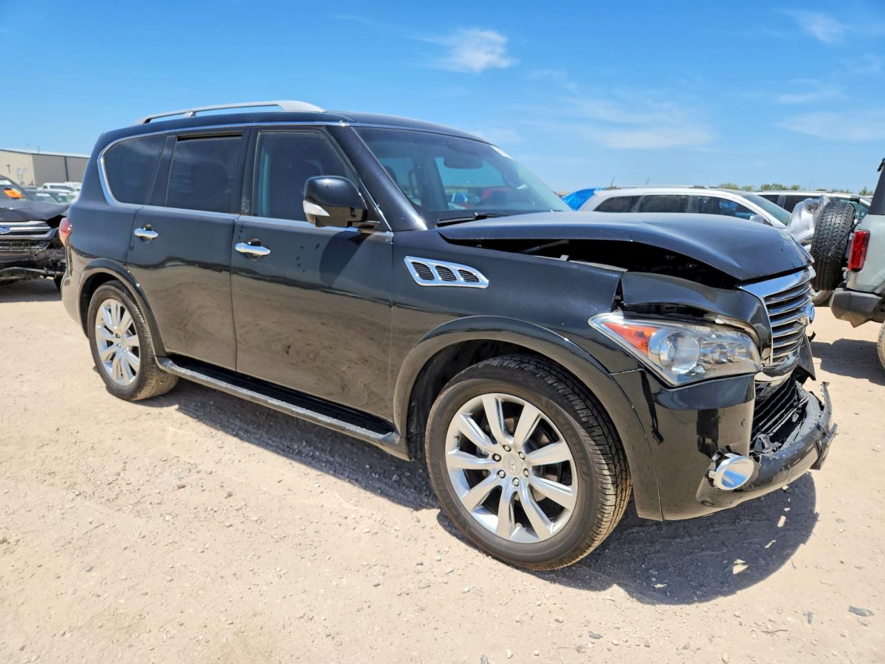 2012 Infiniti Qx56 Base Черный vin: JN8AZ2NF5C9518824