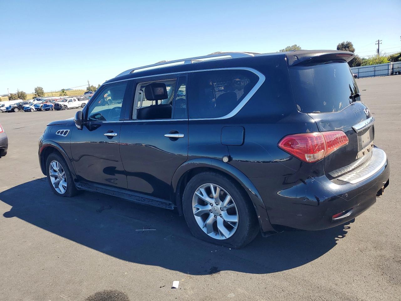 2012 Infiniti Qx56 Base Black vin: JN8AZ2NF5C9519715