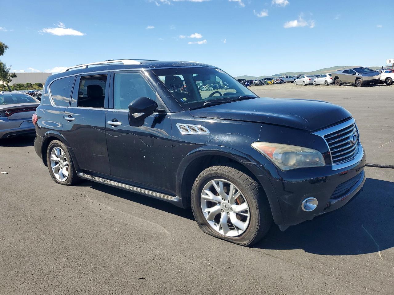 2012 Infiniti Qx56 Base Black vin: JN8AZ2NF5C9519715