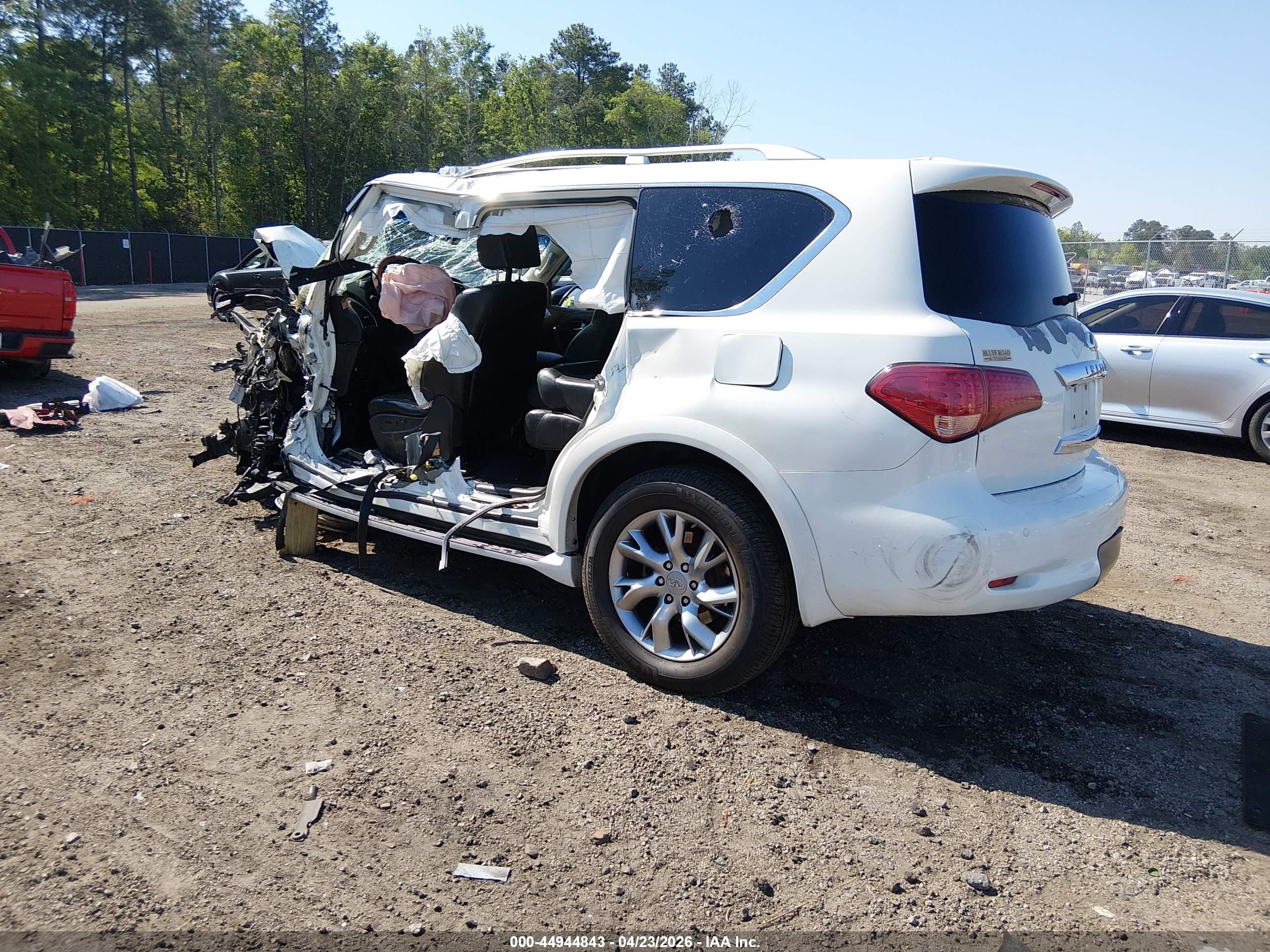 2012 Infiniti Qx56   Белый vin: JN8AZ2NF5C9519911