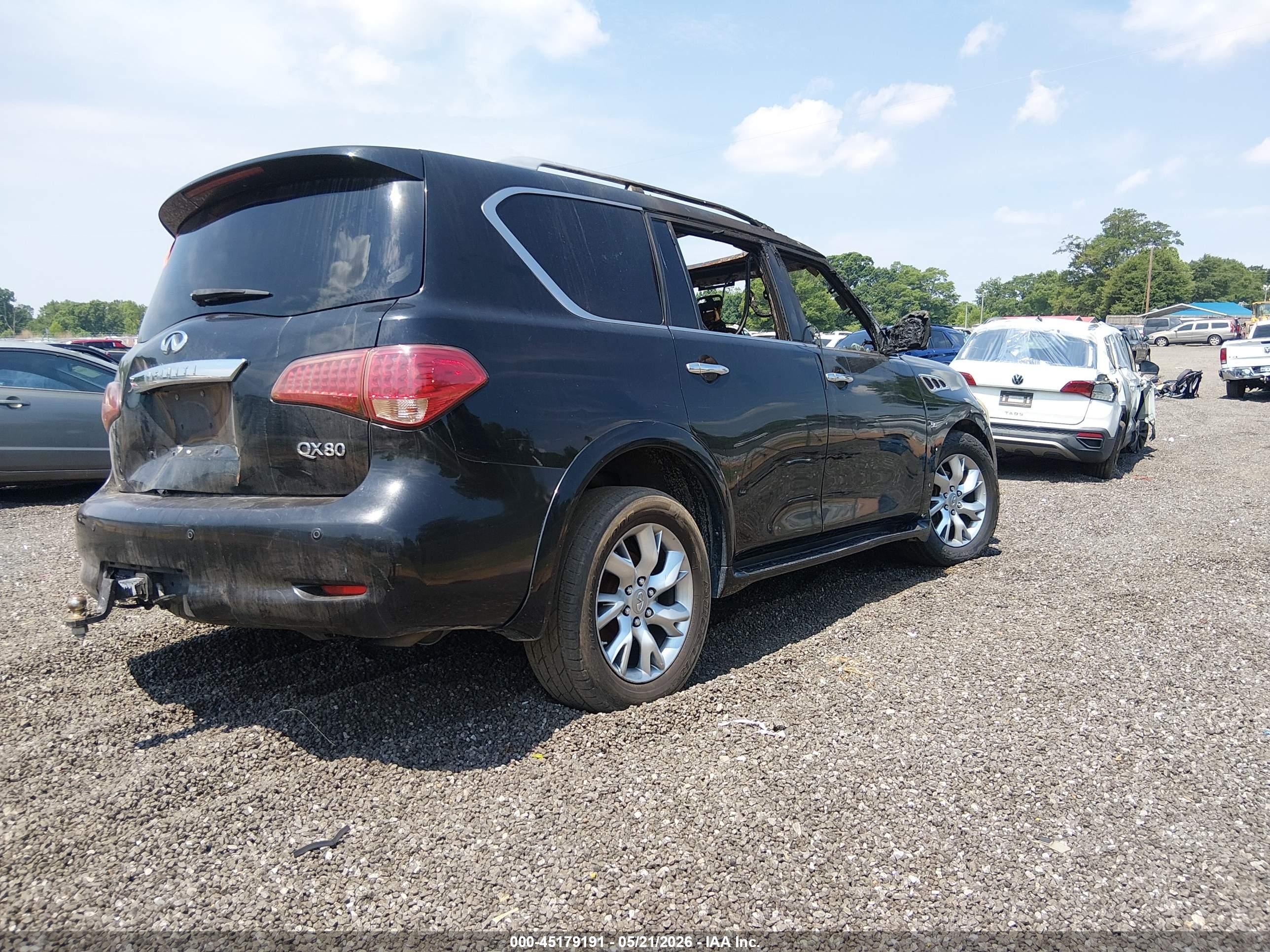 2014 Infiniti Qx80   Black vin: JN8AZ2NF5E9552491