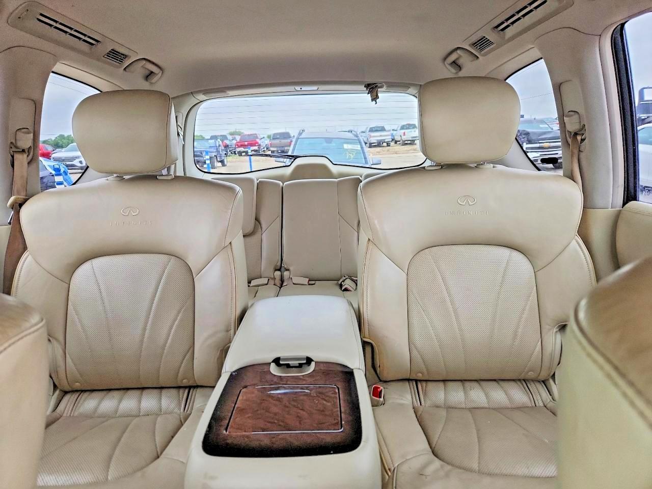 2014 Infiniti Qx80 White vin: JN8AZ2NF5E9555181