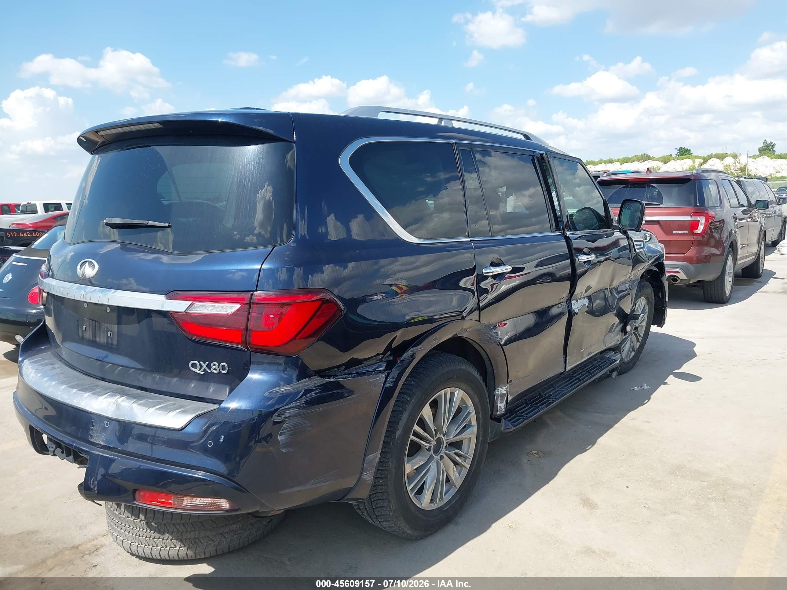 2018 Infiniti Qx80   Blue vin: JN8AZ2NF5J9662869