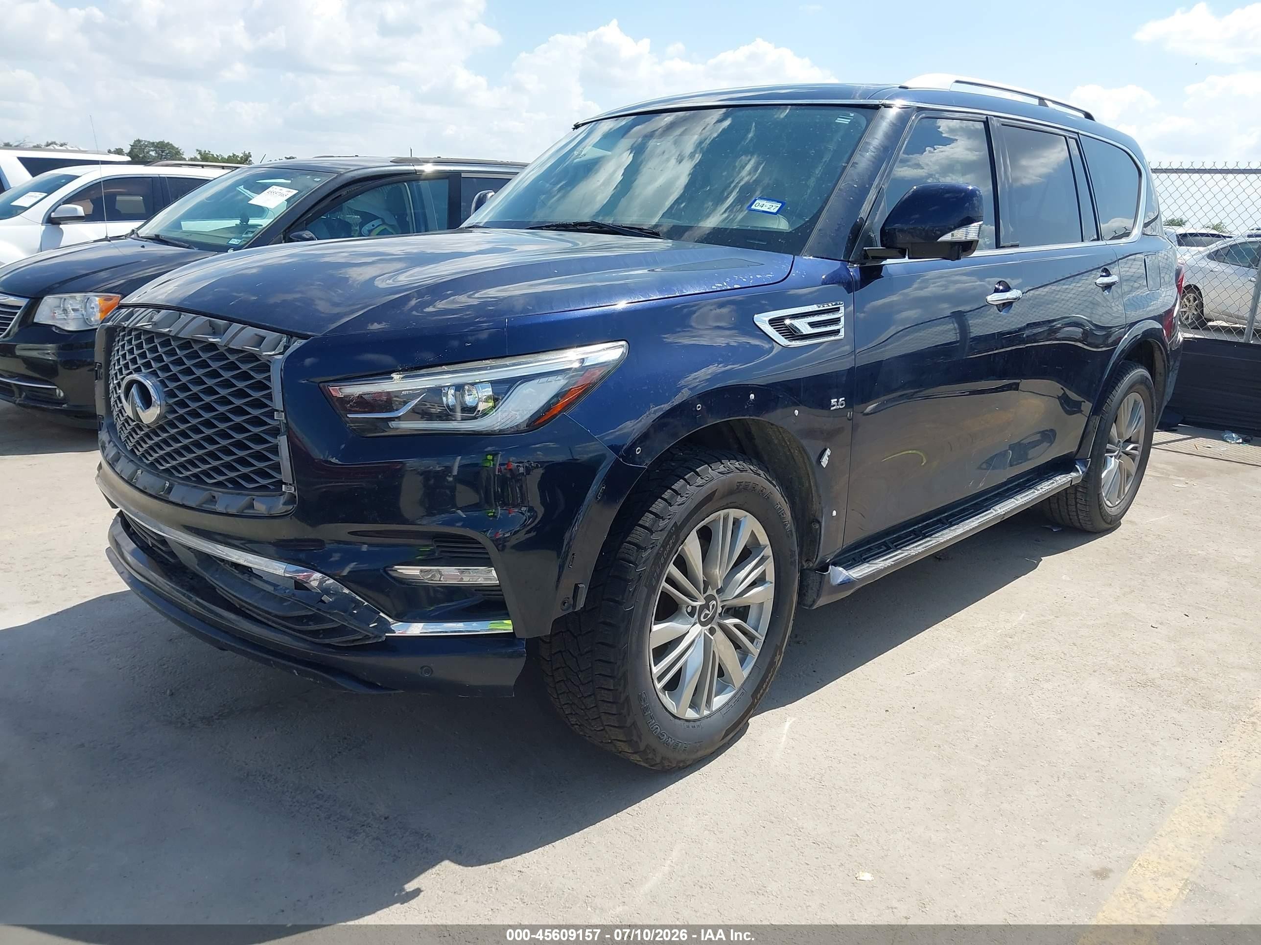 2018 Infiniti Qx80   Blue vin: JN8AZ2NF5J9662869
