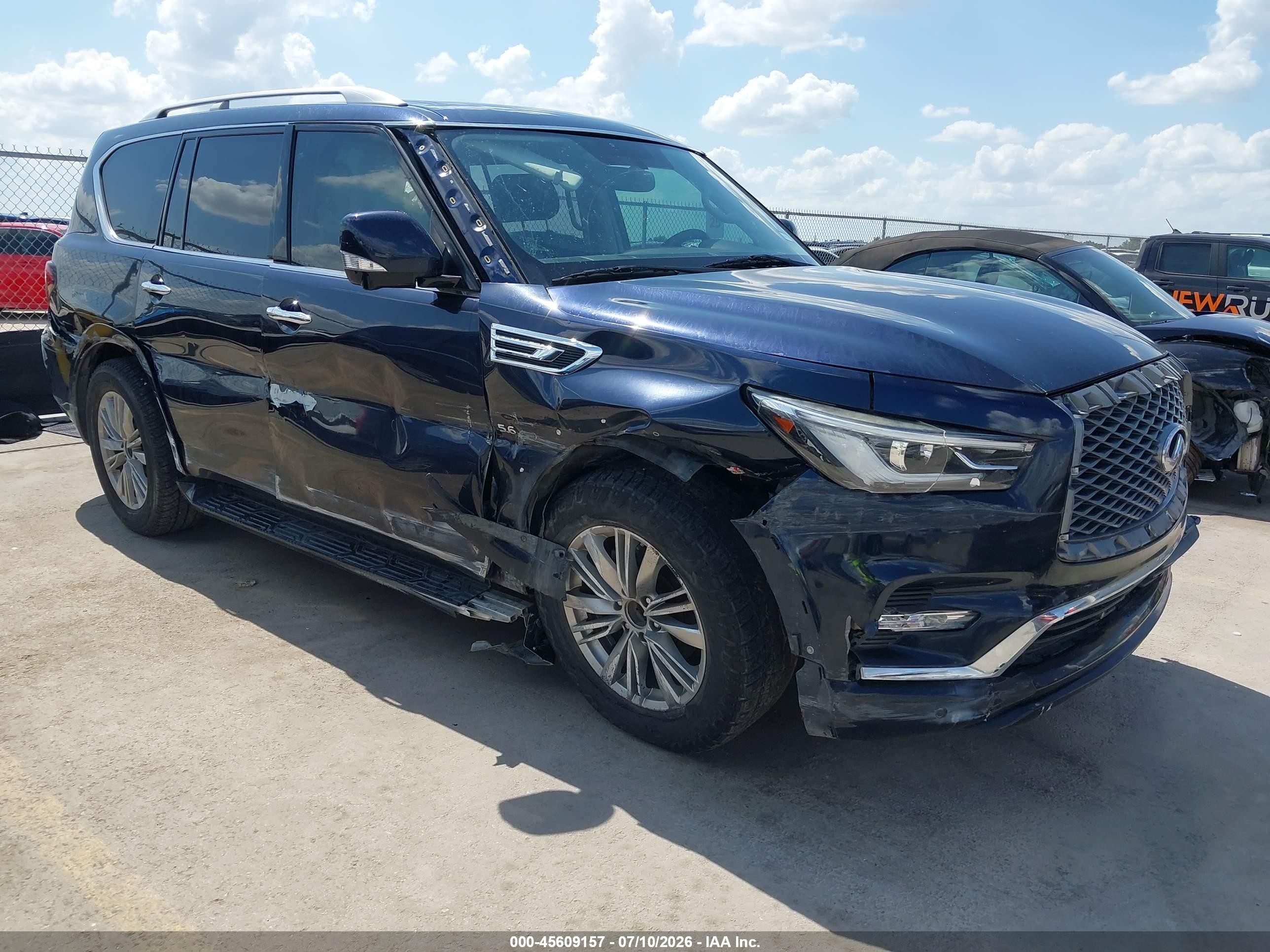 2018 Infiniti Qx80   Blue vin: JN8AZ2NF5J9662869