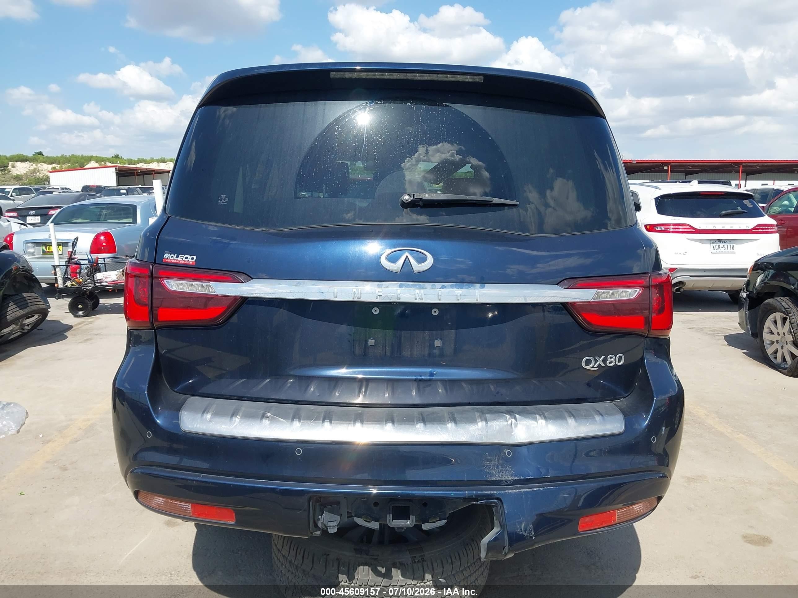 2018 Infiniti Qx80   Blue vin: JN8AZ2NF5J9662869