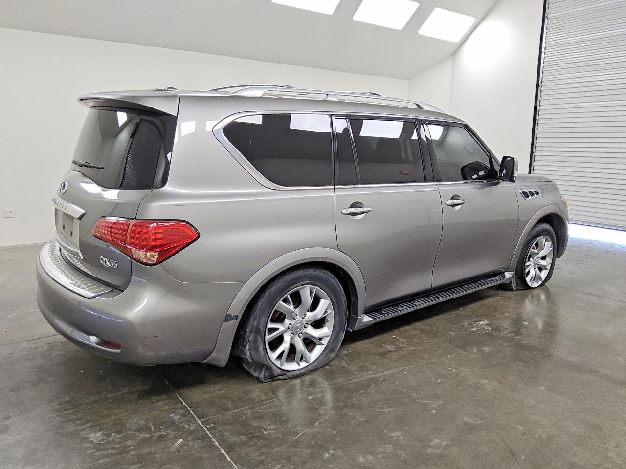 2011 Infiniti Qx56 Base Gray vin: JN8AZ2NF6B9503375