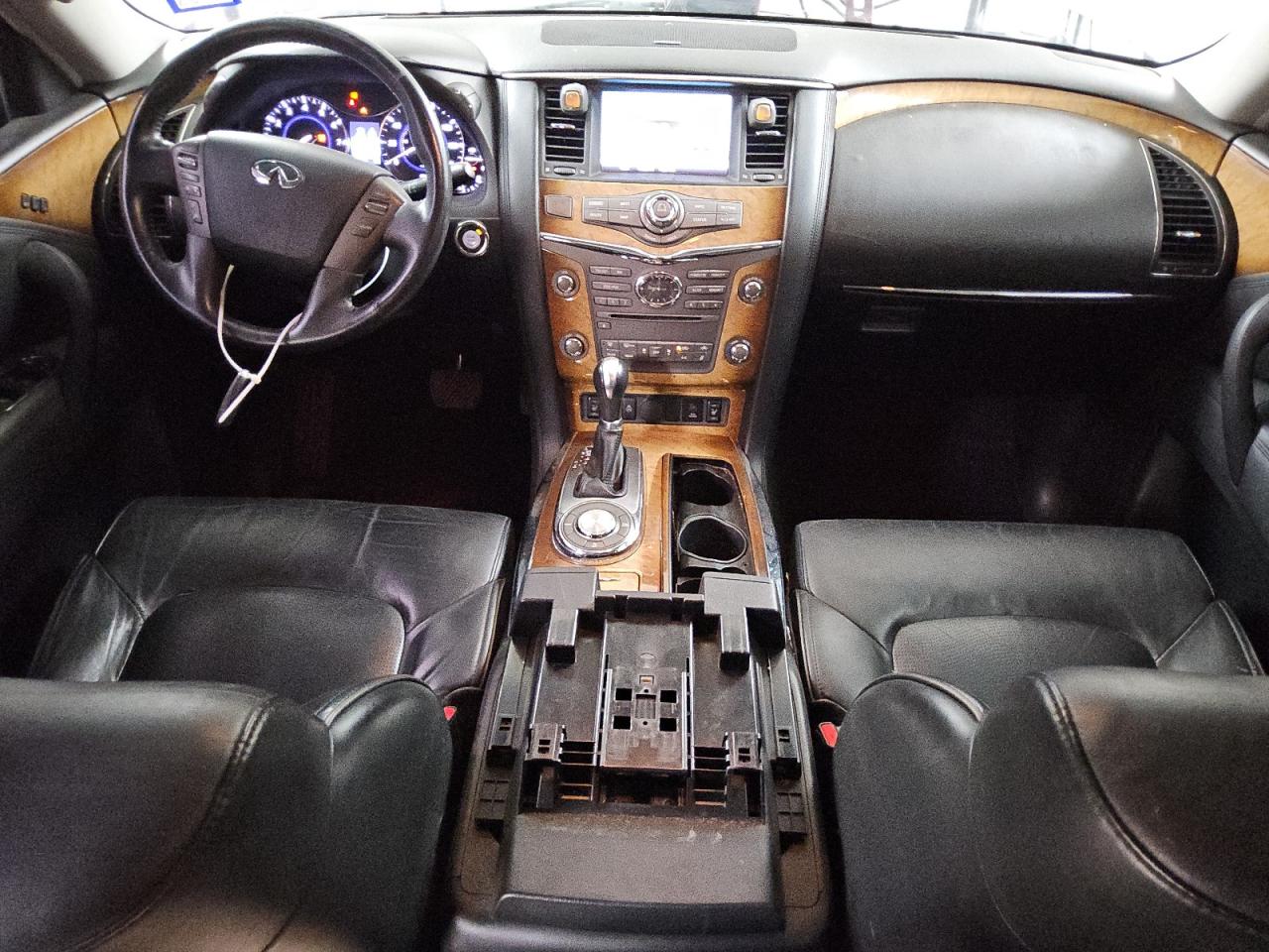 2011 Infiniti Qx56 Base Gray vin: JN8AZ2NF6B9503375 Damage: Center Console, Broken, Replacement Required