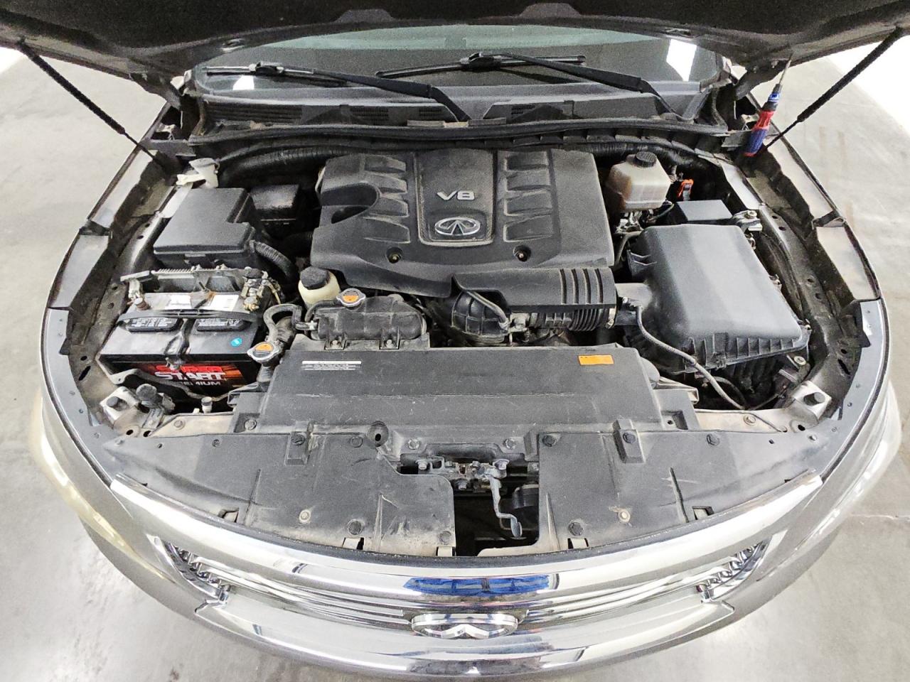 2011 Infiniti Qx56 Base Gray vin: JN8AZ2NF6B9503375 Damage: Engine, Broken, Repair Required