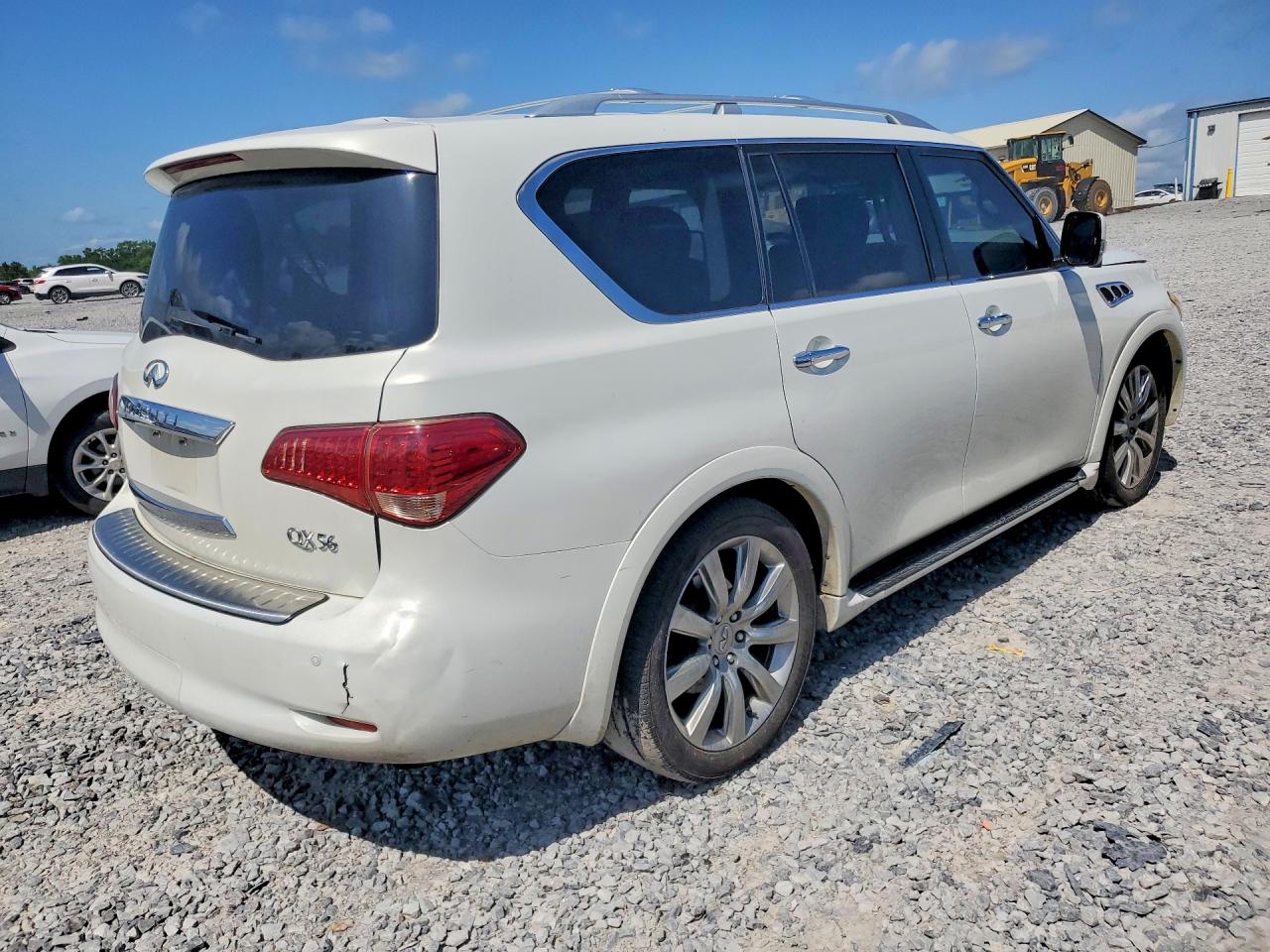 2012 Infiniti Qx56 Base White vin: JN8AZ2NF6C9515270
