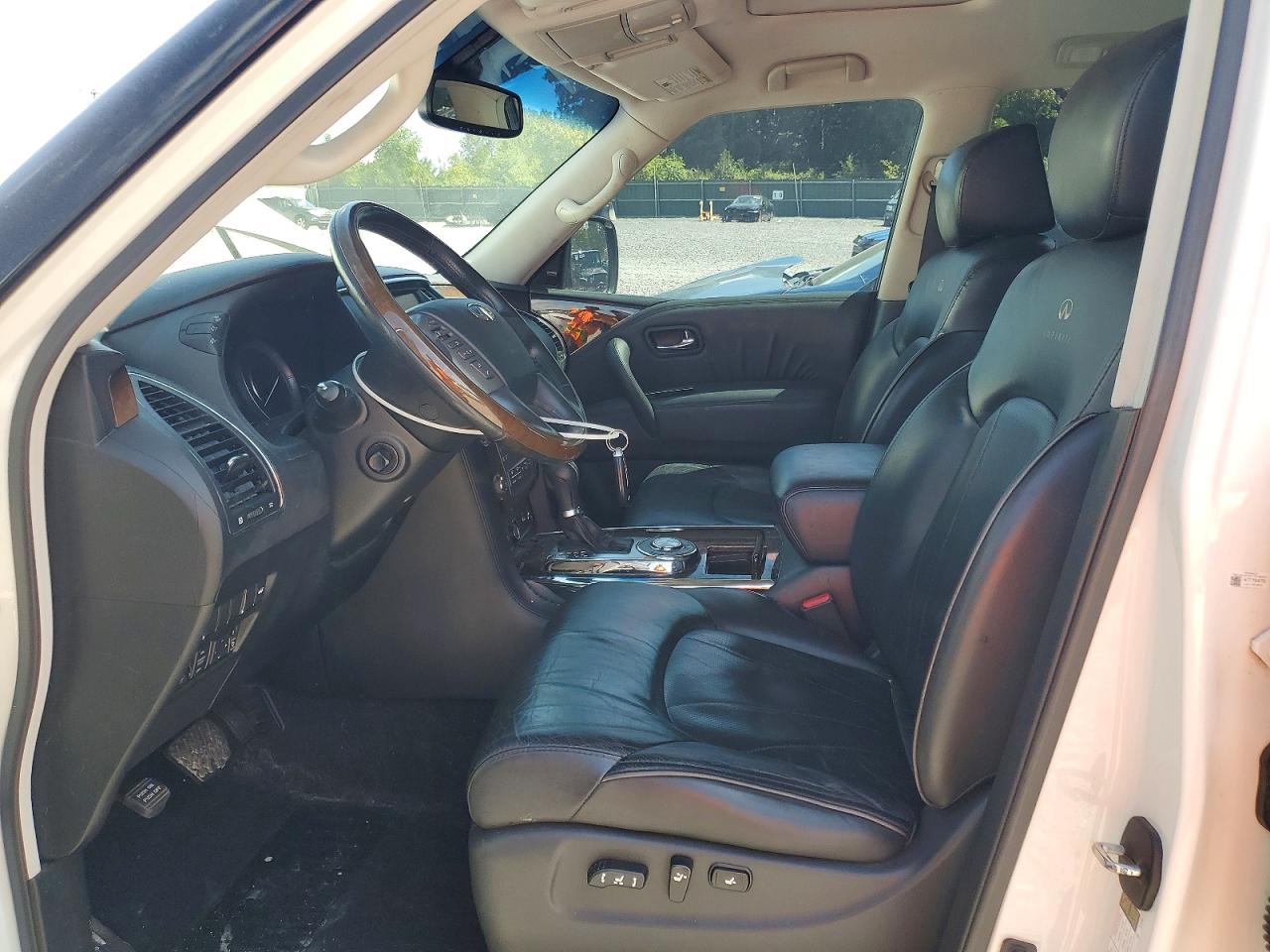 2012 Infiniti Qx56 Base White vin: JN8AZ2NF6C9515270
