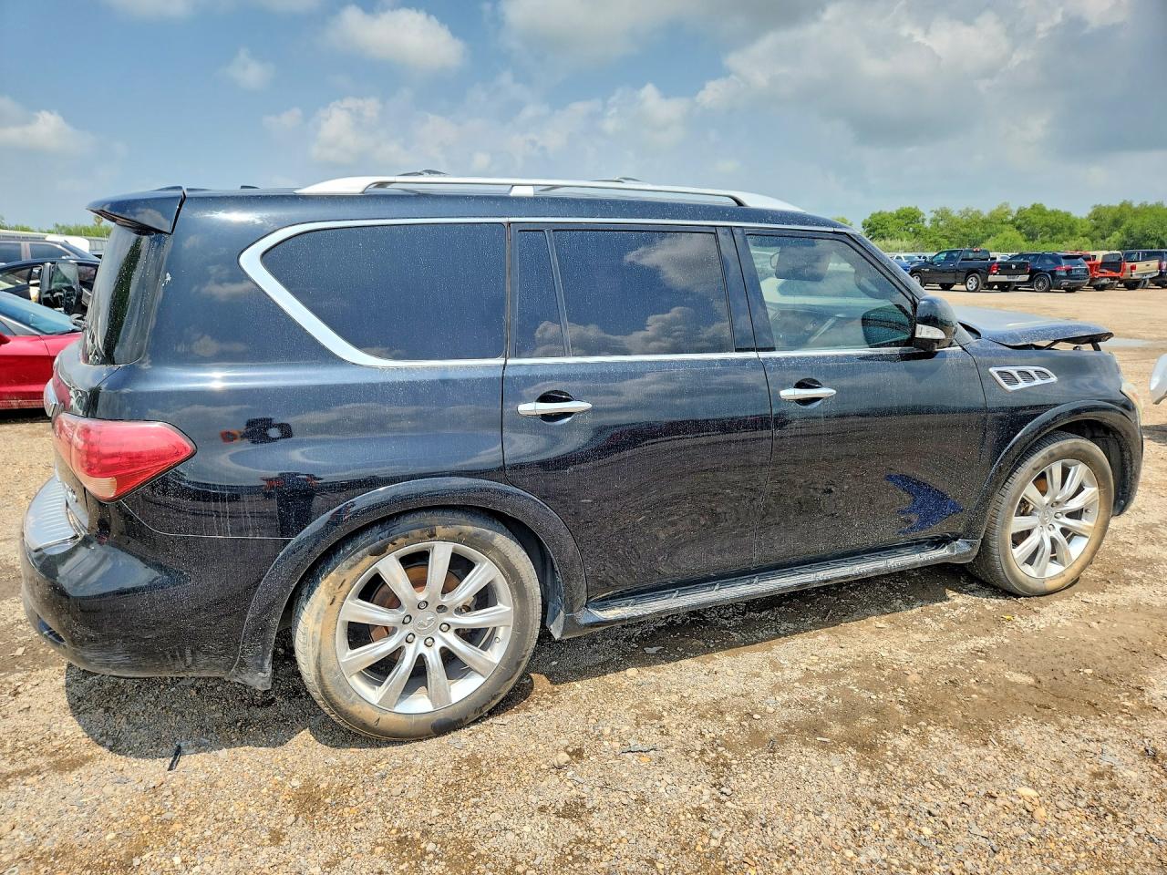 2012 Infiniti Qx56 Base Черный vin: JN8AZ2NF6C9515673