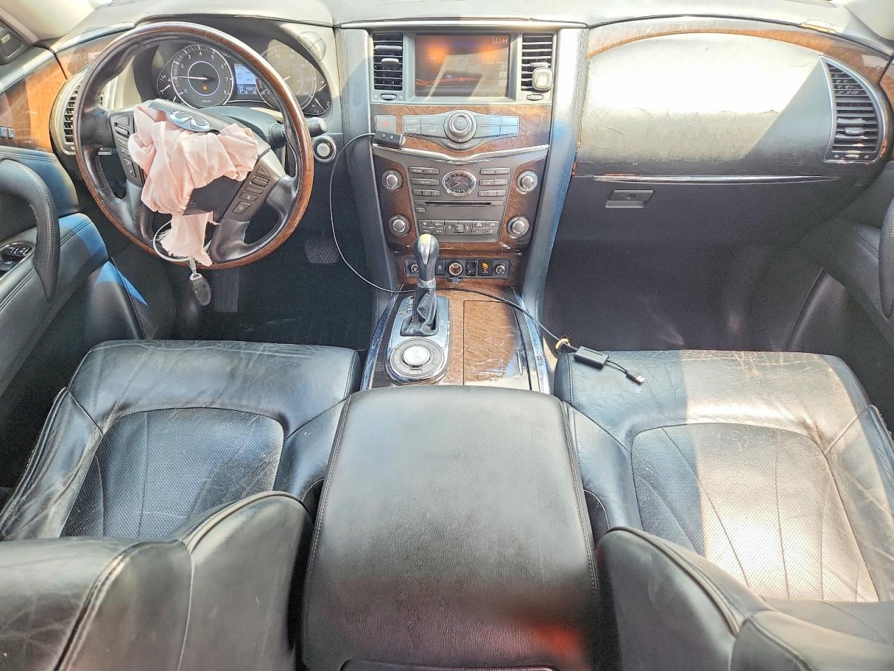 2012 Infiniti Qx56 Base Черный vin: JN8AZ2NF6C9515673