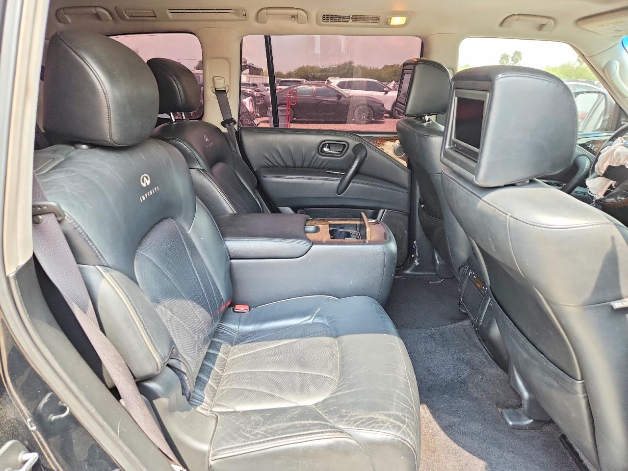 2012 Infiniti Qx56 Base Черный vin: JN8AZ2NF6C9515673