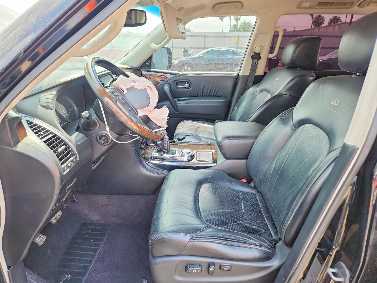 2012 Infiniti Qx56 Base Черный vin: JN8AZ2NF6C9515673